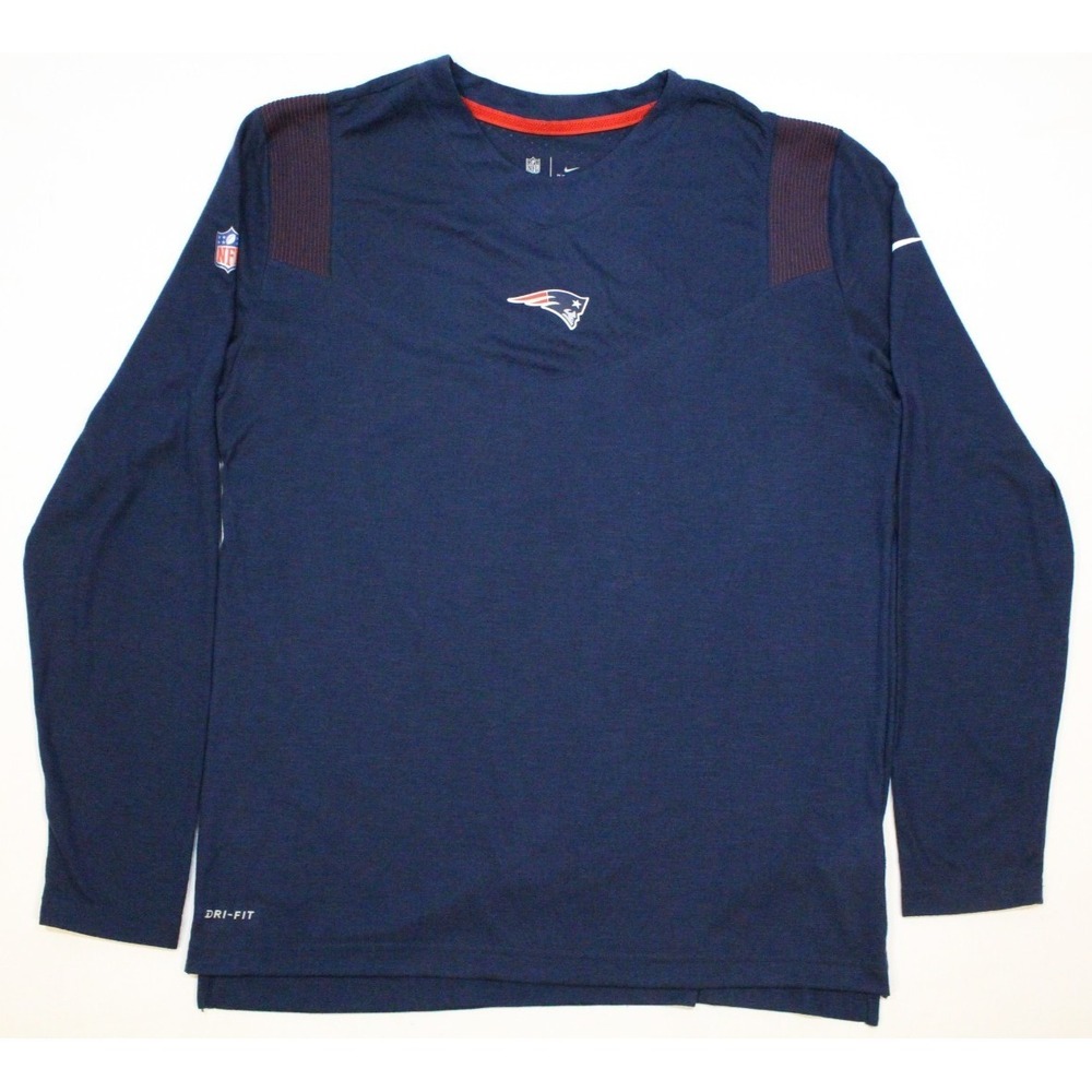 New England Patriots‎ Nike NFL On Field Dri-Fit Long Sleeve Shirt Men's Large